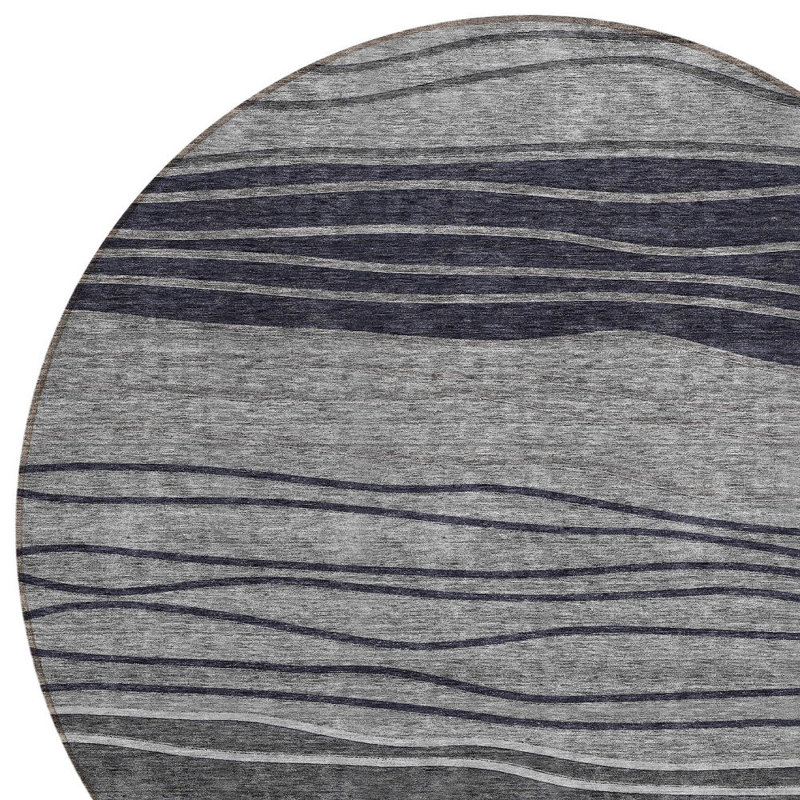 Tapis gris anthracite 8 po