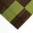 Checkered Green Indoor and Outdoor Area Rug-1235062774