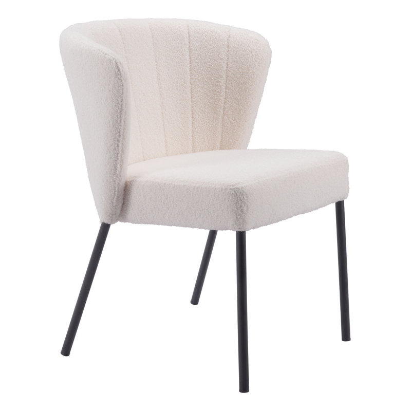 Chaise de salle à manger Chantina, Blanc