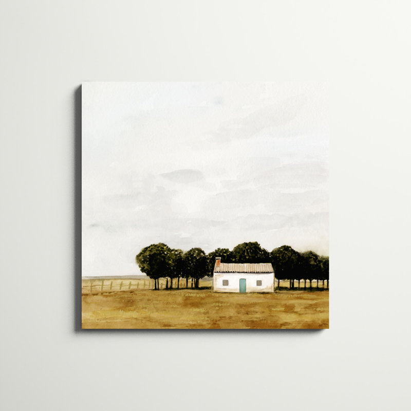 «Late juillet I», peinture sur toile tendue, H 36 po x l 36 po