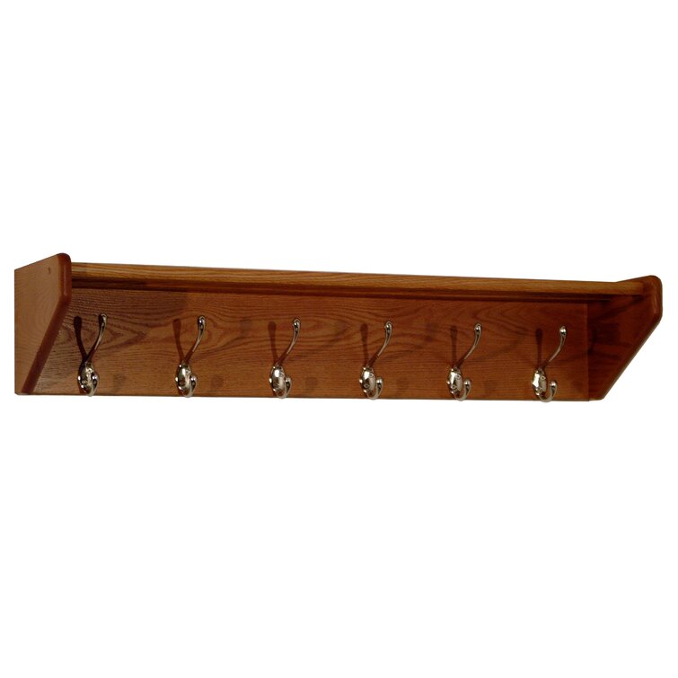 Navarrette Iron 6 - Hook Wall Mounted Coat Rack