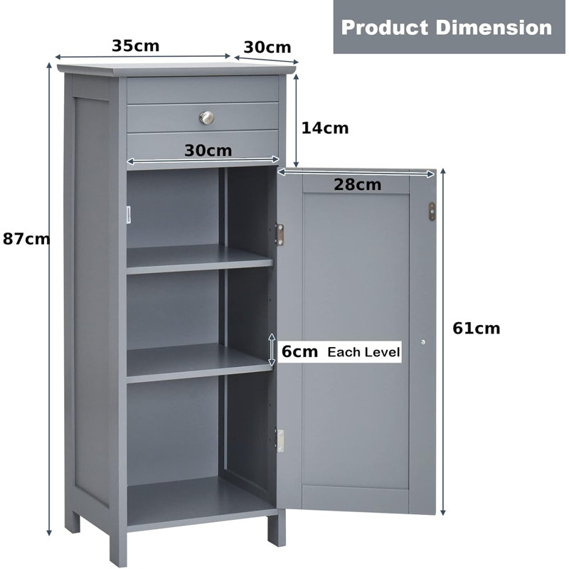 Engineered Wood Bathroom Cabinet