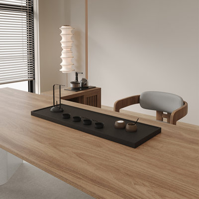 Iysla Ash Solid Wood Top Dining Table