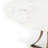 Lowan Round Marble Top Metal Base Dining Table
