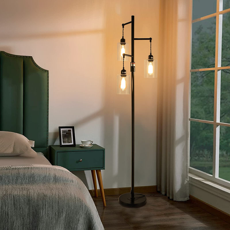 Powelton 64.21'' Tree Floor Lamp