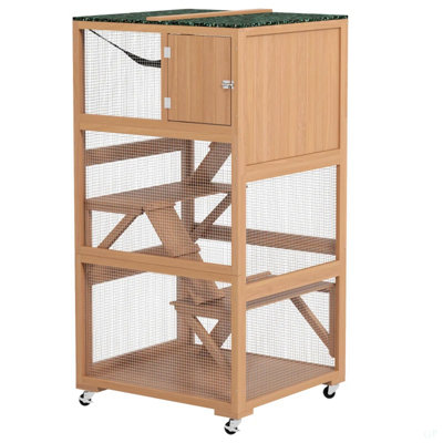 Wooden Outdoor Cat Enclosure House,Pet House
