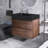 30 In. Single Sink Wall Mounted Bathroom Vanity with Top-248212940