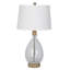 Lampe de table 28 po, verre transparent-1473774088