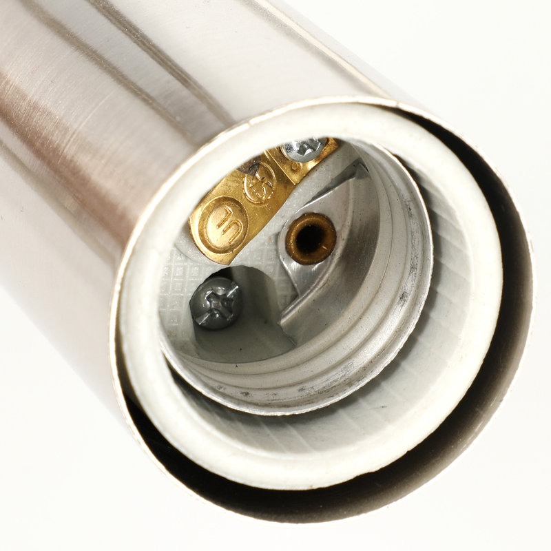 Plafonnier linéaire linéaire Spoutnik 14,17 po Hannah-Jayne, Nickel brossé, Quatre lumières