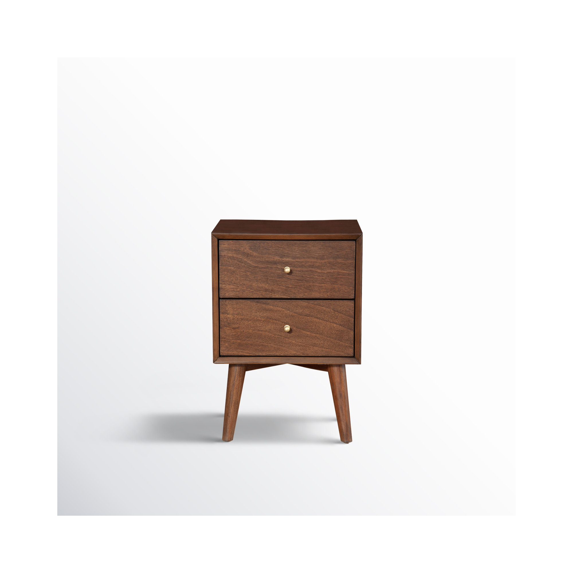 Williams 2-Drawer Nightstand, Walnut