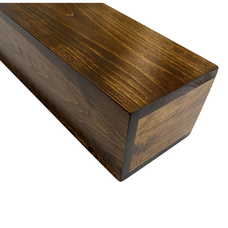 Dulcia Wood Mantel, Provincial, 6.5" H x 60" W x 8" D
