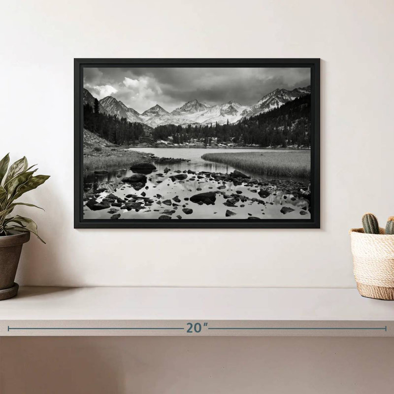 Alvord Monochrome Alpine Landscape, 9" H x 13" W