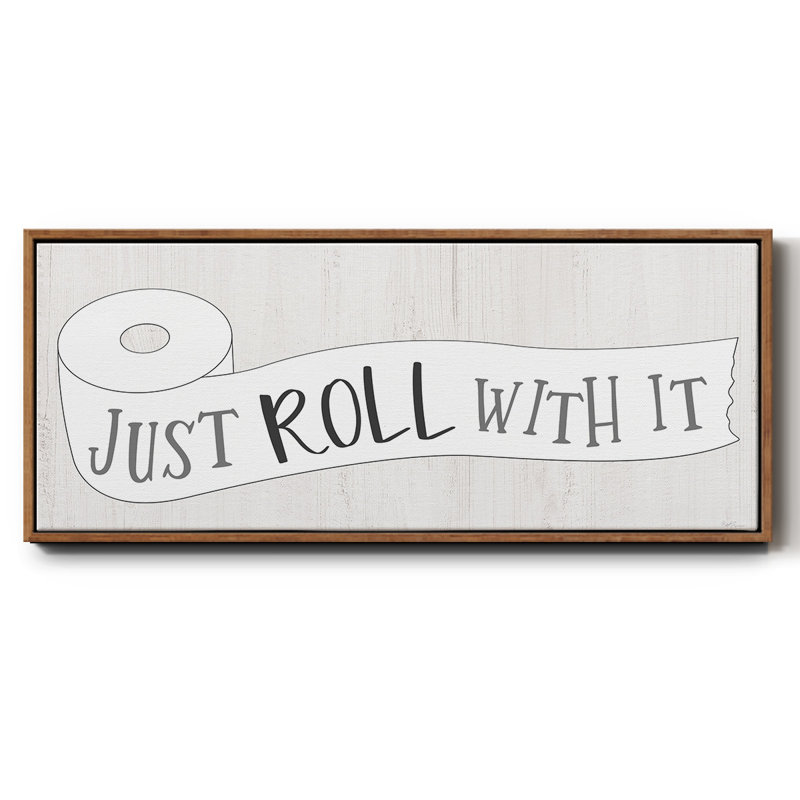 Just Roll - toile encadrée, H 12 po x l 30 po
