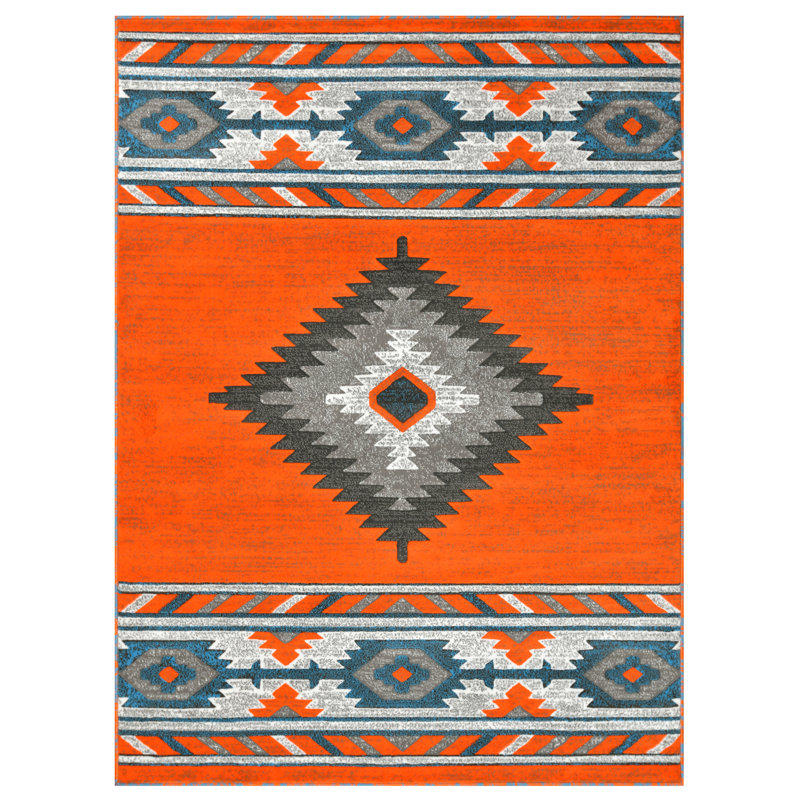 Moroccan Indoor Rug, Rectangle 7'9.7" x 10'2"