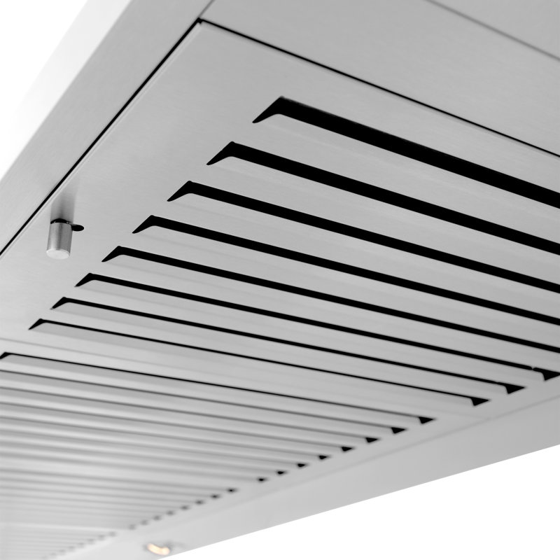 Hotte murale à conduit 36 po ZLINE CrownSound ™ en acier inoxydable avec haut-parleurs Bluetooth intégrés (Kl2crn-bt-36)