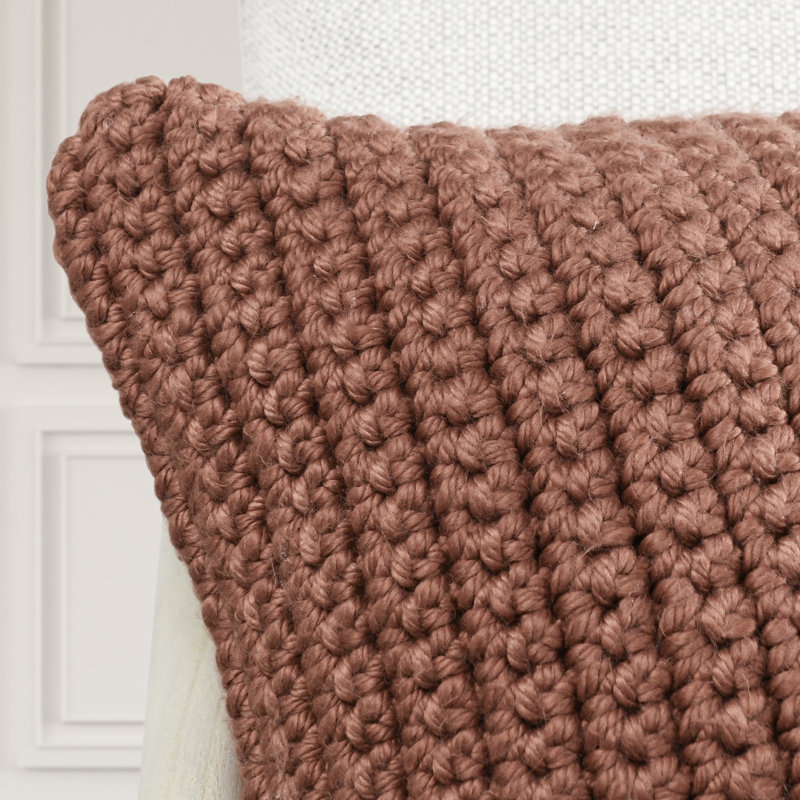 Coussin d'extérieur Prism Performance, H 22 po x l 22 po, Carrée, Terracotta