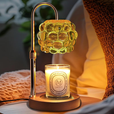 Vintage Glass Wax Melting Lamp