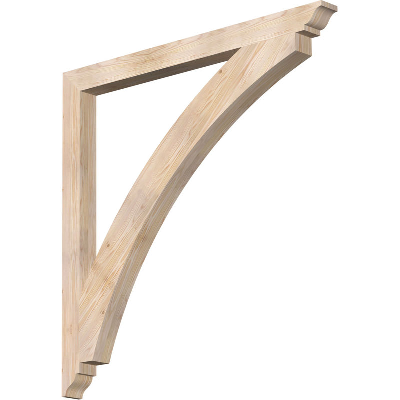 Thorton Traditional Bracket, Douglas Fir (Smooth), 48"H x 3.5"W x 48"D