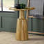 Table d'appoint à piédestal pour salon, chambre à coucher