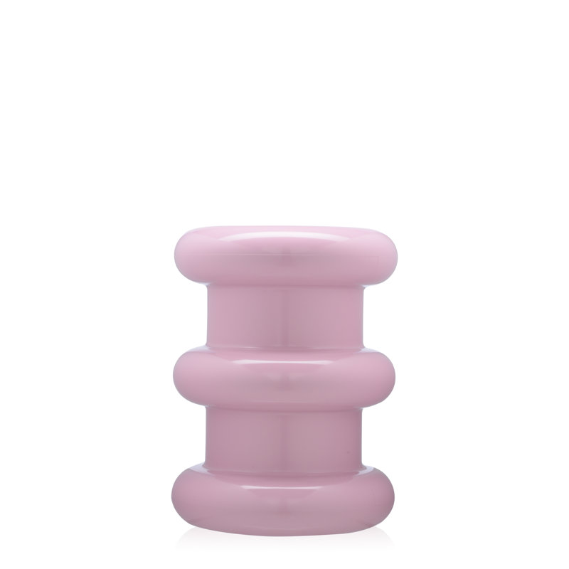Pilastro Plastic Accent Stool, Pink