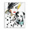 Giclée encadrée de muse dalmatienne tendance, design par Svetlana Aleynikova