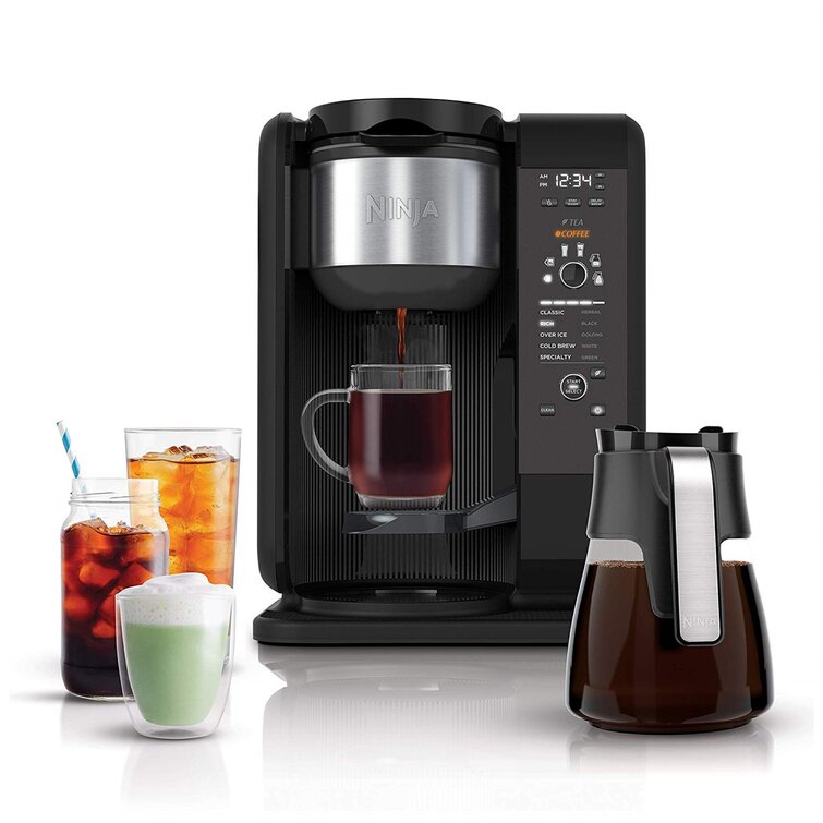 Ninja Hot & Cold Brew 10-Cup Automatic Drip Coffee Maker with Frother &  Reviews