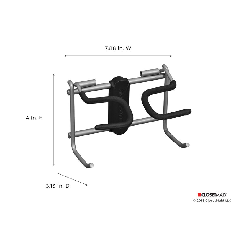 Heavy Duty 2-Handle Garage Tool Hook