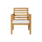 Hancock Acacia Outdoor Lounge Chair
