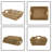 Wicker Storage Basket Set 2, Large,-1780826914