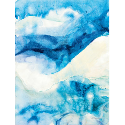 Mountain Mist III - peinture sur toile tendue