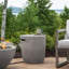 Couvercle de réservoir de propane rond en béton et table d'appoint 19 po Eldora par Real Flame-53420935