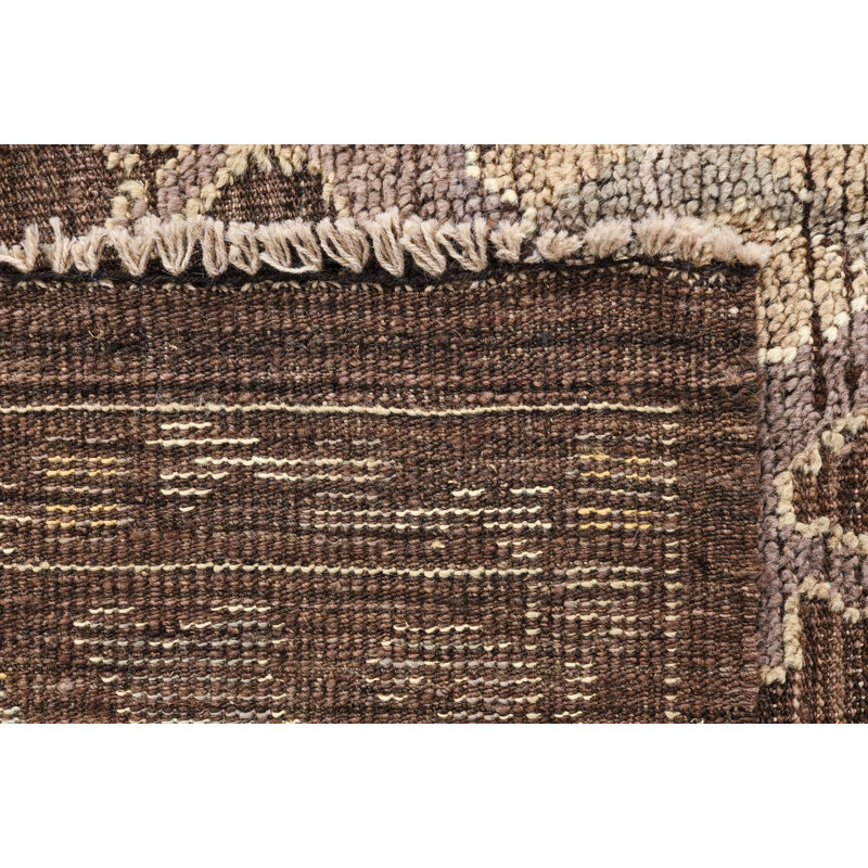 Tapis brun foncé Pursley