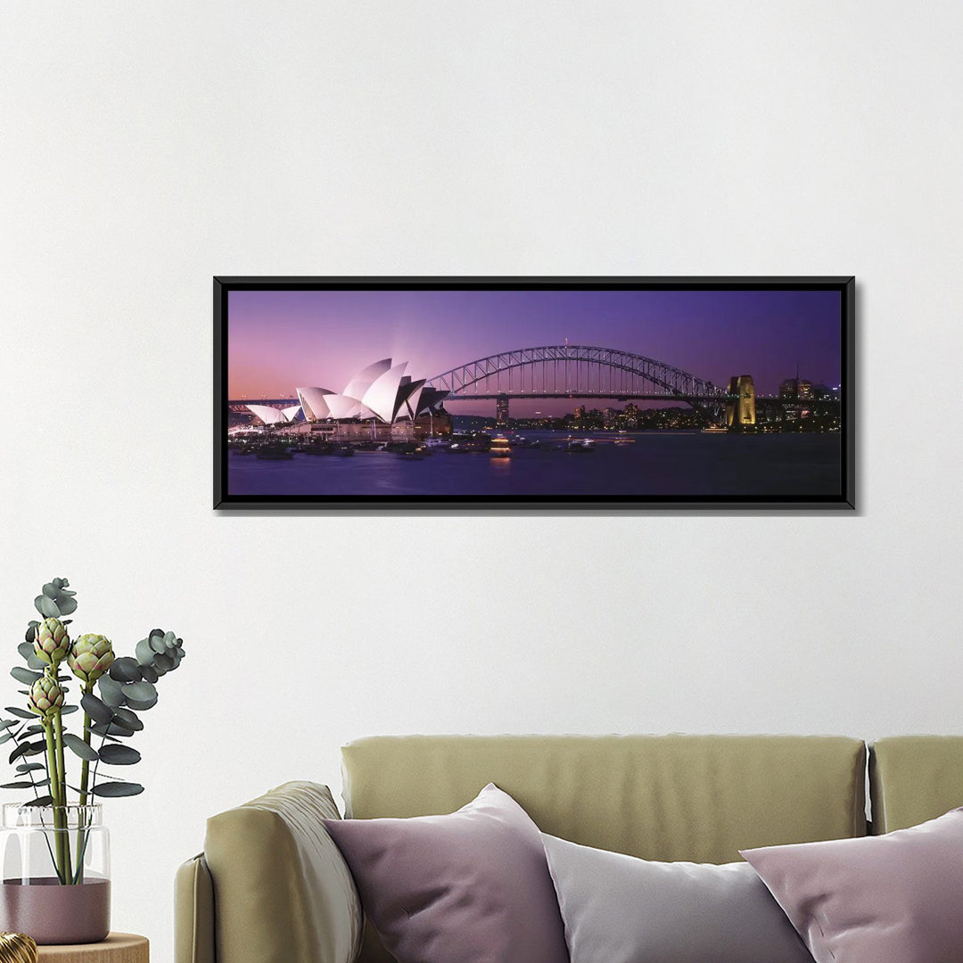 " Opera House Harbour Bridge Sydney Australia " by Panoramic Images East Urban Home