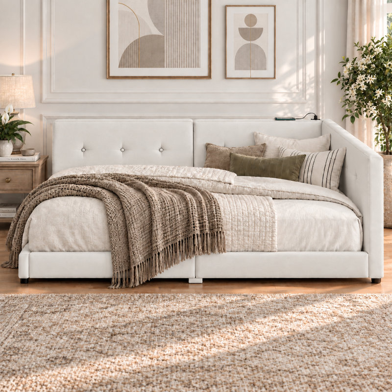 Floor Platform Bed, Queen