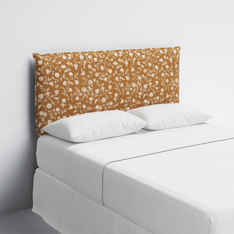 Tête de lit Bessinger, Très grand californien, Robina Floral Ochre