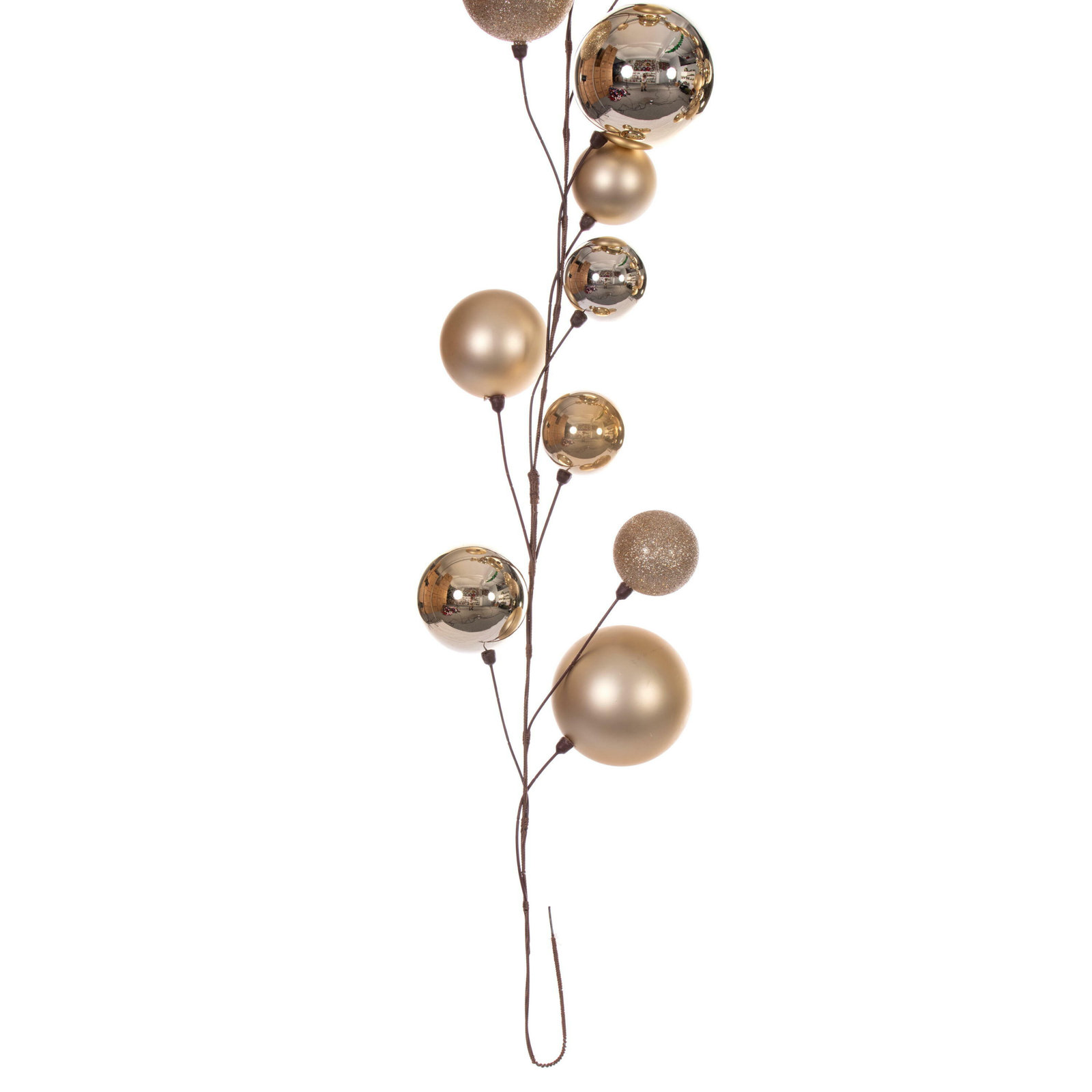 120'' in. Garland, Champagne/Rose