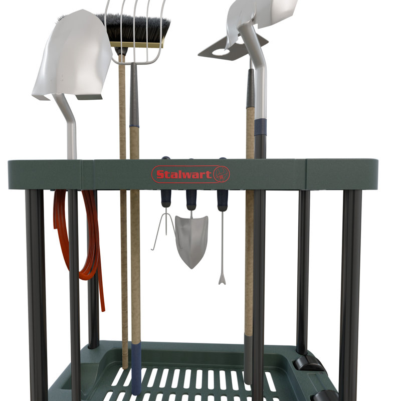 Stalwart Gardening Tools Organizer - Garage Organization and Storage Home Essentials