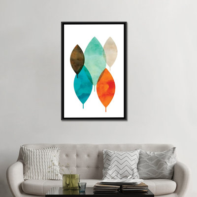« mod leaves i », impression sur toile