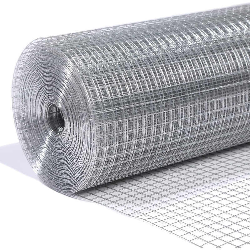 4 pi. X 100 pi. 23 pi. Toile de calibre 23 avec filet mesurant 1/2 po x 1/2 po, rouleau de grillage pour poulailler, cage à lapin, clôture de jardin