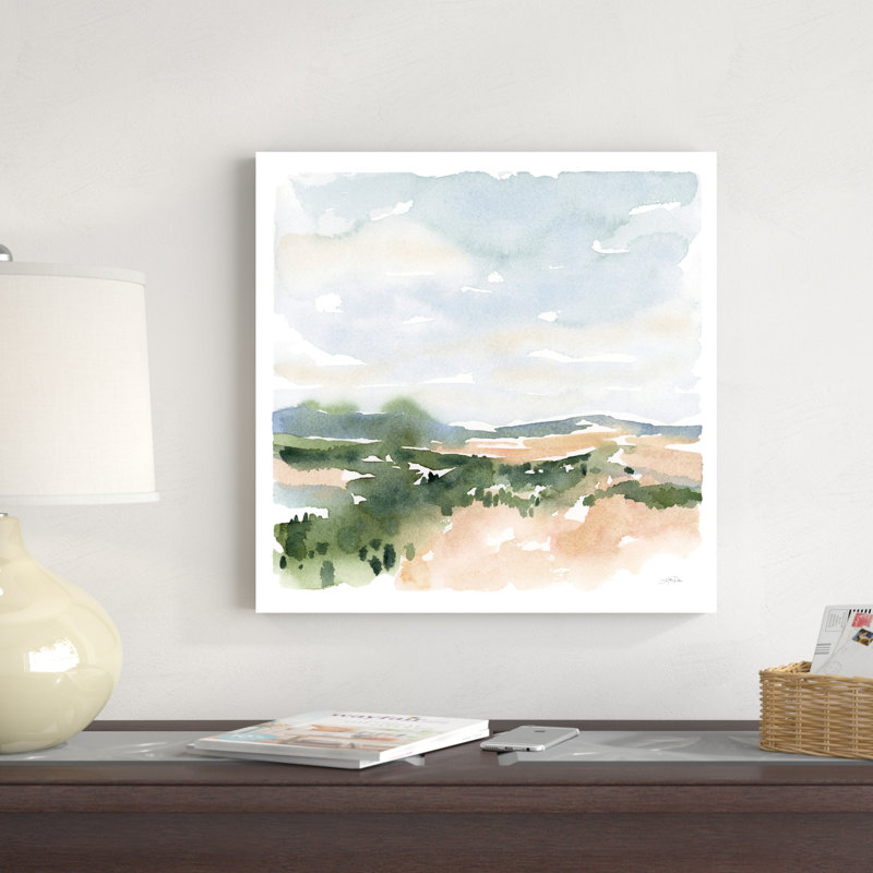 Paysage doux II, H 20 po x l 20 po x P 1,25 po