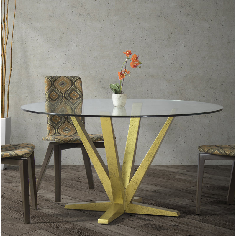 Table de salle à manger Aura, H 28,5 po x L 60 po x l 60 po, Naturel