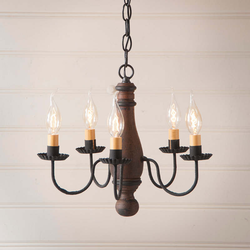 Lustree 5 lumières façon bougie/classique Vistawood, Citrouille Hartford