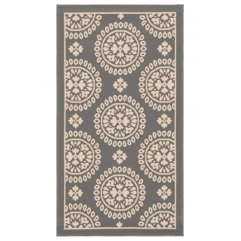 Colina Performance Floral Indoor/Outdoor Area Rug, Rectangle 2' x 3'7"