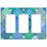 Patterned 3 - Gang Rocker Standard Wall Plate
