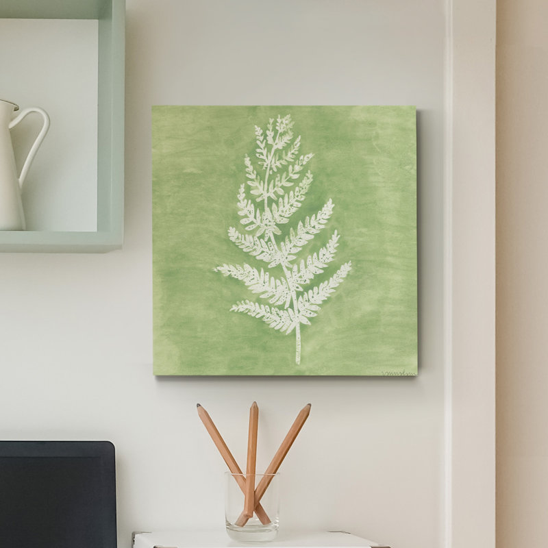 « forest ferns ii »-reproduction d’art sur toile tendue, H 40 po x l 40 po x P 1 po