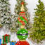 5,5 pi Grande tour d'ornement en fer inspirée du Père Noël