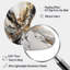 Melle - Abstract Marble Boom Shape Irregular Metal Wall Decor-103974155