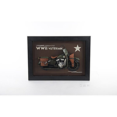 Adahli Handmade Industrial Transportation Wall Decor on Metal