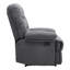 Velvet Manual Swivel Recliner