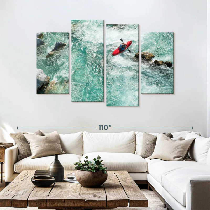 Sireci Soca River Kayak Ride, 54" H x 84" W